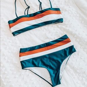 HIGH WAISTED BIKINI SET